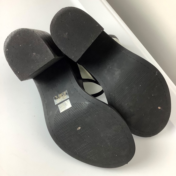 Kelsi Dagger London Lee Block Heel Sheer Mesh Strap Slip-On Sandal - Picture 9 of 10